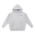 Boxy Logo Hoodie — Grey