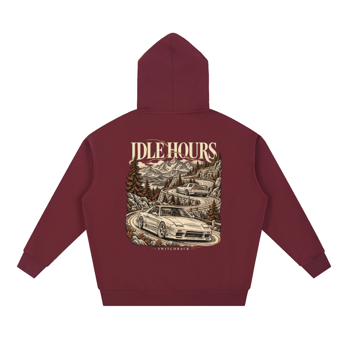 Switchback Hoodie — Burgundy