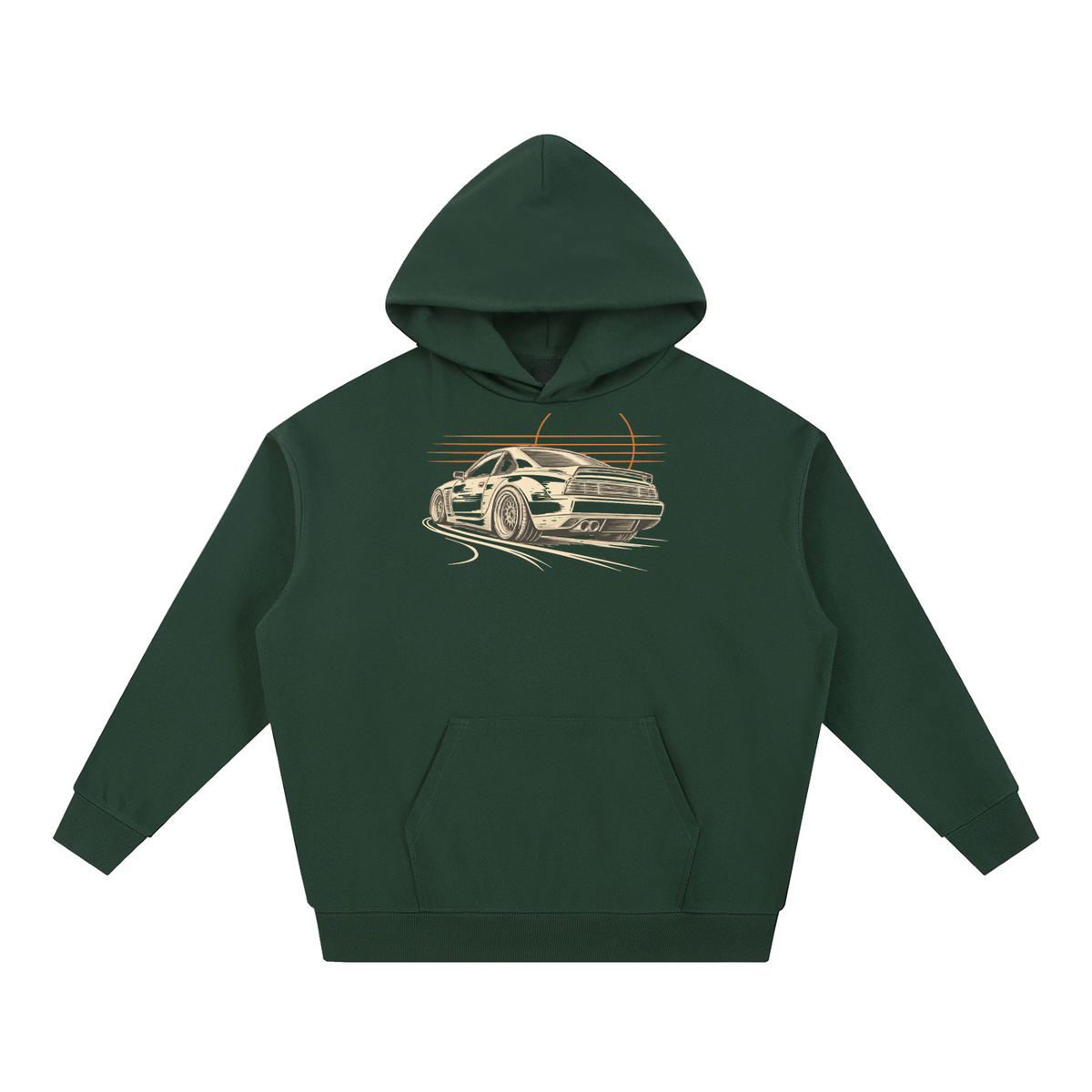 Last Light Hoodie — Forest Green