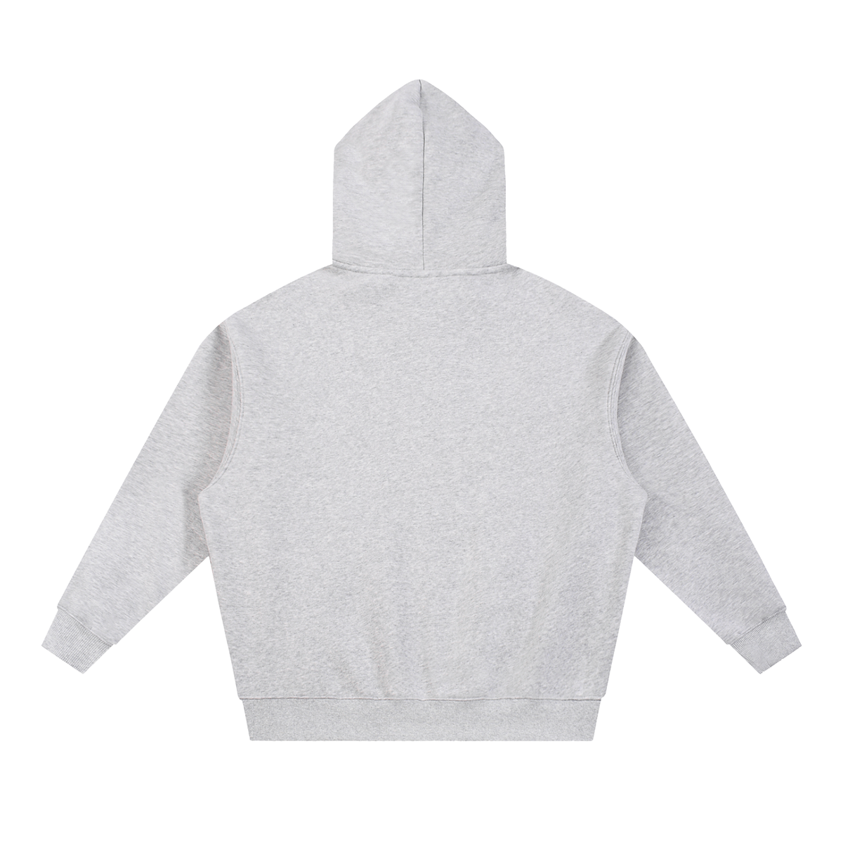 Boxy Logo Hoodie — Grey