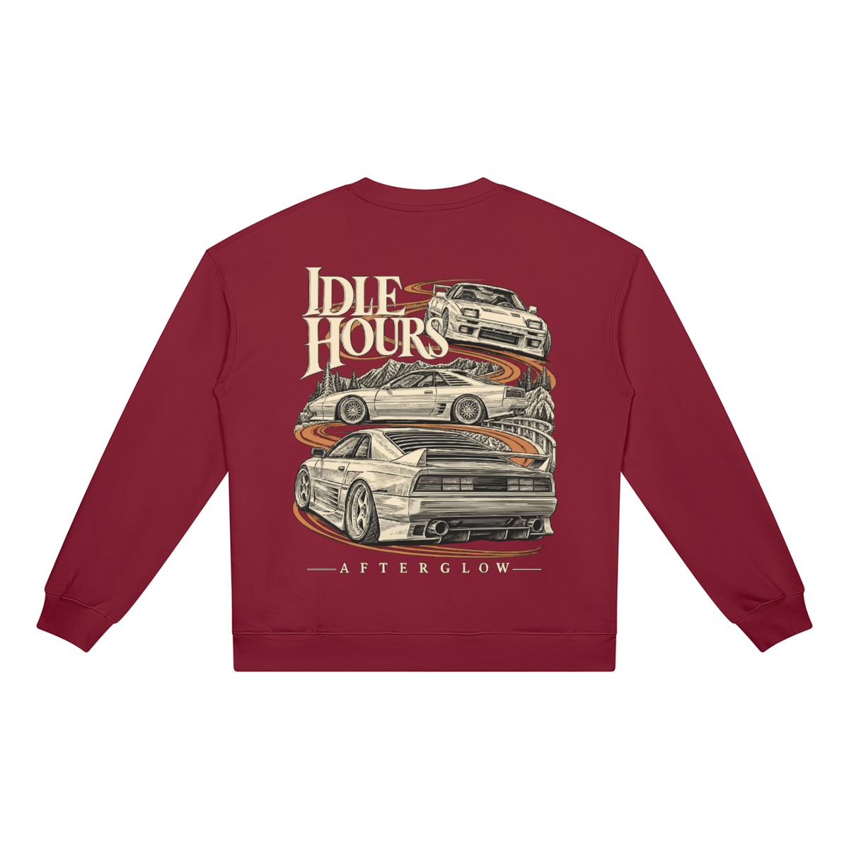 Afterglow Sweatshirt — Burgundy