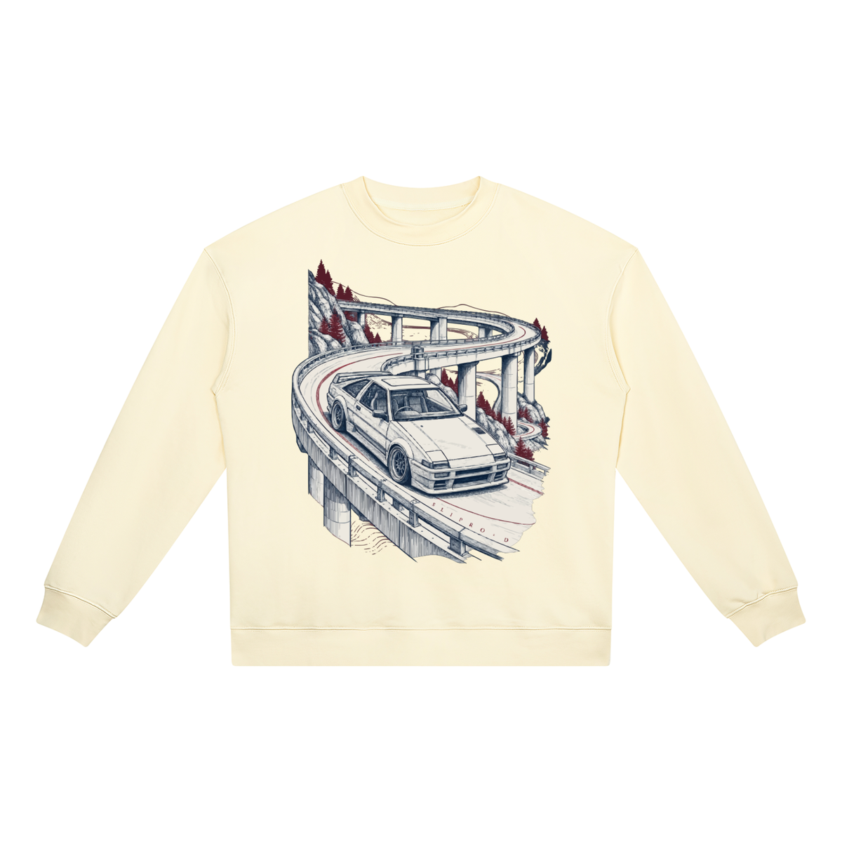 Sliproad Sweatshirt — Cream